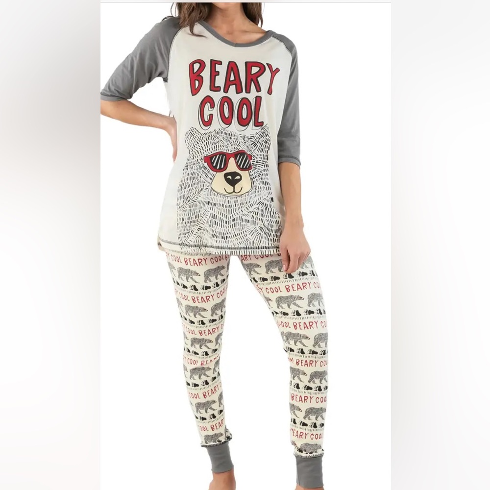 Lazy One “Beary Cool” PJ Tall TEE ONLY